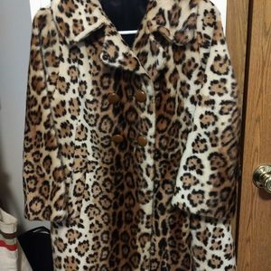 Leopard jacket **vintage** 1970's